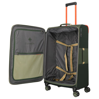 Travelite Color Craze - 4 - Rollen - Trolley L 77 cm (oliv) - Markenkoffer