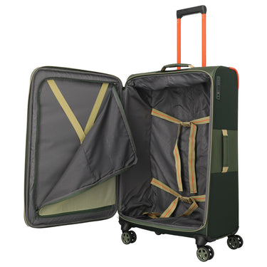 Travelite Color Craze - 4 - Rollen - Trolley L 77 cm (oliv) - Markenkoffer