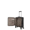 Travelite Crosslite - 4 - Rollen - Kabinentrolley S 55 cm (black) - Markenkoffer