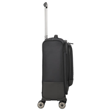 Travelite Crosslite - 4 - Rollen - Kabinentrolley S 55 cm (black) - Markenkoffer