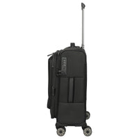 Travelite Crosslite - 4-Rollen-Kabinentrolley S 55 cm erw. (schwarz) - Ansicht 3