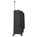 Travelite Crosslite - 4 - Rollen - Trolley L 77 cm erw. (black) - Markenkoffer