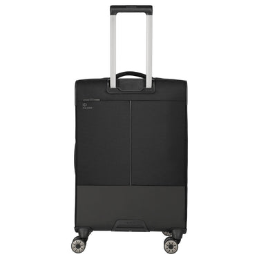 Travelite Crosslite - 4 - Rollen - Trolley M 66 cm erw. (black) - Markenkoffer