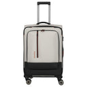 Travelite Crosslite - 4 - Rollen - Trolley M 66 cm erw. (natur) - Markenkoffer