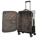 Travelite Crosslite - 4 - Rollen - Trolley M 66 cm erw. (natur) - Markenkoffer