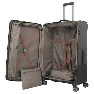 Travelite Crosslite - 4 - Rollen - Trolley XL 81 cm erw. (oliv) - Markenkoffer