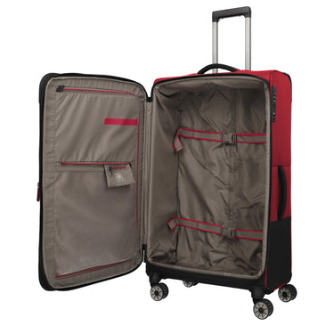 Travelite Crosslite - 4 - Rollen - Trolley XL 81 cm erw. (red) - Markenkoffer