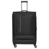 Travelite Crosslite - 4-Rollen-Trolley XL 81 cm erw. (schwarz)