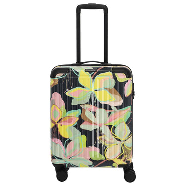 Travelite Cruise - 4 - Rollen - Kabinentrolley S 55 cm (gelbe orchidee) - Markenkoffer