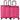 Travelite Cruise - 4 - Rollen Trolley Set 3tlg. (pink) - Markenkoffer