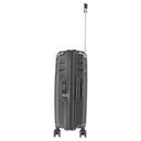 Travelite Elvaa - 4 - Rollen - Trolley M 66 cm erw (black) - Markenkoffer