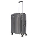 Travelite Elvaa - 4 - Rollen - Trolley M 66 cm erw (black) - Markenkoffer