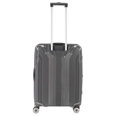 Travelite Elvaa - 4 - Rollen - Trolley M 66 cm erw (black) - Markenkoffer