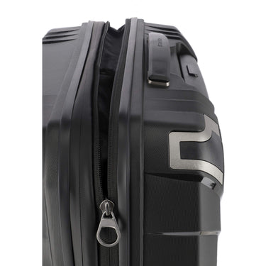 Travelite Elvaa - 4 - Rollen - Trolley M 66 cm erw (black) - Markenkoffer