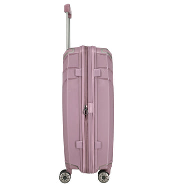 Travelite Elvaa - 4 - Rollen - Trolley M 66 cm erw (rose) - Markenkoffer