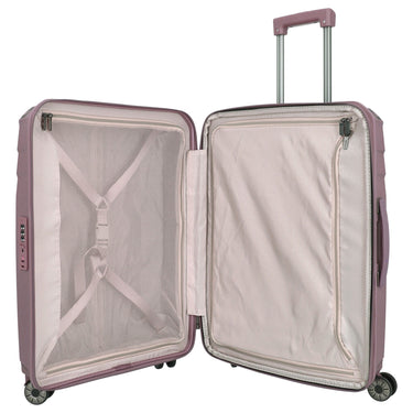Travelite Elvaa - 4 - Rollen - Trolley M 66 cm erw (rose) - Markenkoffer