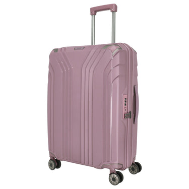 Travelite Elvaa - 4 - Rollen - Trolley M 66 cm erw (rose) - Markenkoffer
