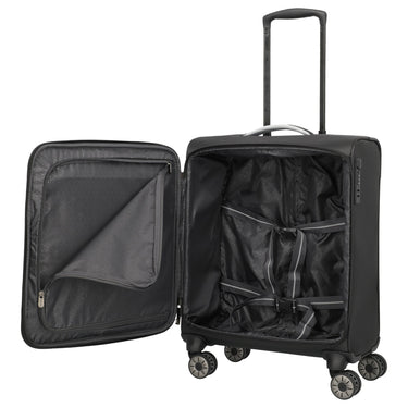 Travelite Jetpack Max - 4 - Rollen - Trolley S 55 cm (schwarz) - Markenkoffer
