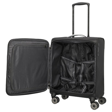 Travelite Jetpack Max - 4 - Rollen - Trolley S 55 cm (schwarz) - Markenkoffer