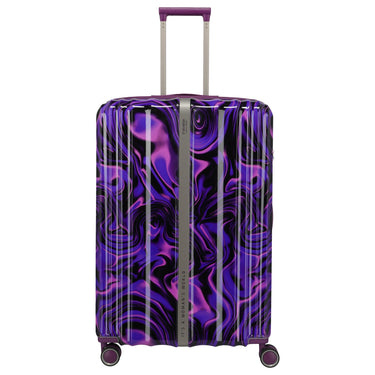 Travelite LASCANA Edition - 4 - Rollen - Trolley 76 cm (purple swirl) - Markenkoffer