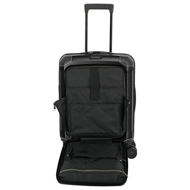 Travelite Millennium - 4-Rollen-Kabinentrolley mit Vortasche S 55 cm (black) - Ansicht 10