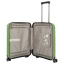 Travelite Mooby - 4 - Rollen - Kabinentrolley mit Vortasche S 55 cm (grün) - Markenkoffer