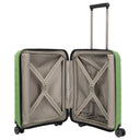 Travelite Mooby - 4 - Rollen - Kabinentrolley mit Vortasche S 55 cm (grün) - Markenkoffer