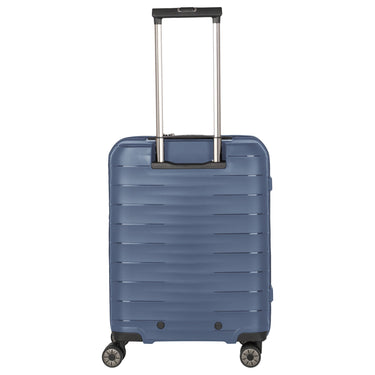 Travelite Mooby - 4 - Rollen - Kabinentrolley mit Vortasche S 55 cm (marine) - Markenkoffer
