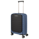 Travelite Mooby - 4 - Rollen - Kabinentrolley mit Vortasche S 55 cm (marine) - Markenkoffer