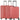 Travelite Mooby - 4 - Rollen - Trolley Set L/M/S 3tlg. erw. (rot) - Markenkoffer