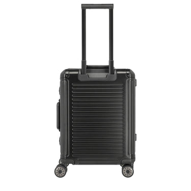 Travelite Next - 4-Rollen-Kabinentrolley mit Vortasche S 55 cm (black) - Ansicht 4