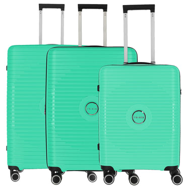 Travelite Orbita - 4 - Rollen - Trolley Set 3tlg. (grün) - Markenkoffer