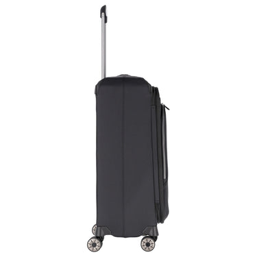 Travelite Priima - 4 - Rollen - Trolley M 68 cm erw. (black) - Markenkoffer