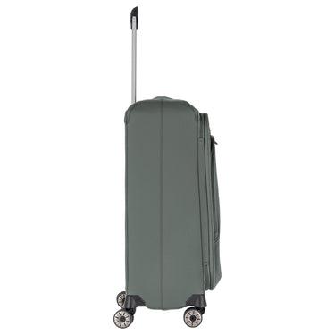 Travelite Priima - 4 - Rollen - Trolley M 68 cm erw. (olive) - Markenkoffer