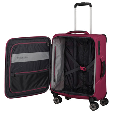 Travelite Skaii - 4-Rollen-Kabinentrolley S 55 cm (abendrot) - Ansicht 6