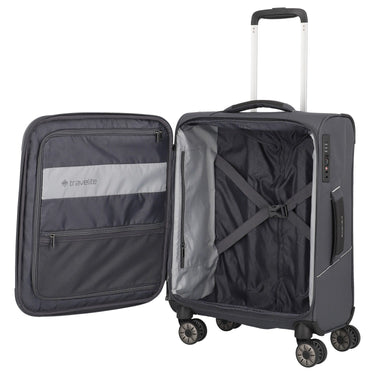 Travelite Skaii - 4 - Rollen - Kabinentrolley S 55 cm (gipfelgrau) - Markenkoffer