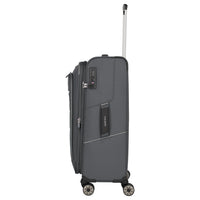Travelite Skaii - 4-Rollen-Trolley M 67 cm erw. (gipfelgrau) - Ansicht 3