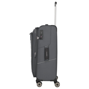 Travelite Skaii - 4 - Rollen - Trolley M 67 cm erw. (gipfelgrau) - Markenkoffer