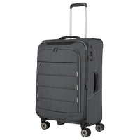 Travelite Skaii - 4 - Rollen - Trolley M 67 cm erw. (gipfelgrau) - Markenkoffer