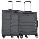 Travelite Skaii 4 - Rollen - Trolley Set 3tlg. S/M erw./L erw. (gipfelgrau) - Markenkoffer
