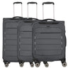 Travelite Skaii 4 - Rollen - Trolley Set 3tlg. S/M erw./L erw. (gipfelgrau) - Markenkoffer