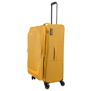 Travelite Umbria - 4 - Rollen - Trolley L 77 cm erw. (golden glow) - Markenkoffer