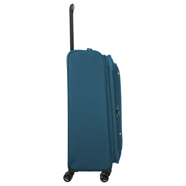 Travelite Umbria - 4 - Rollen - Trolley L 77 cm erw. (petrol) - Markenkoffer