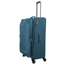 Travelite Umbria - 4 - Rollen - Trolley L 77 cm erw. (petrol) - Markenkoffer