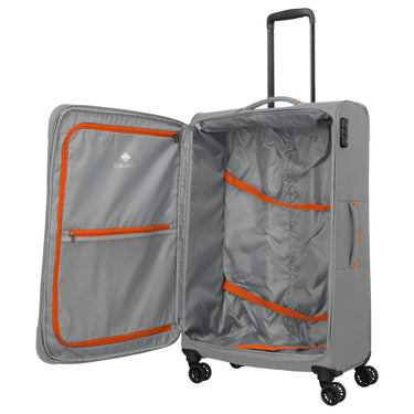 Travelite Umbria - 4-Rollen-Trolley L 77 cm erw. (smoky grey) - Ansicht 8