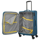 Travelite Umbria - 4 - Rollen - Trolley M 67 cm erw. (petrol) - Markenkoffer