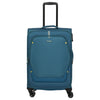 Travelite Umbria - 4-Rollen-Trolley M 67 cm erw. (petrol)
