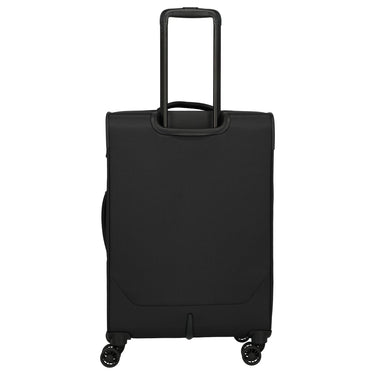 Travelite Umbria - 4 - Rollen - Trolley M 67 cm erw. (schwarz) - Markenkoffer