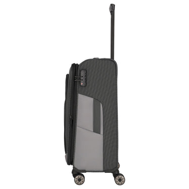 Travelite Viia - 4 - Rollen - Trolley M 67 cm erw. (Schiefer) - Markenkoffer