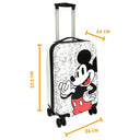 Undercover Mickey Mouse - 4 - Rollen - Trolley 57 cm (Mickey Mouse) - Markenkoffer